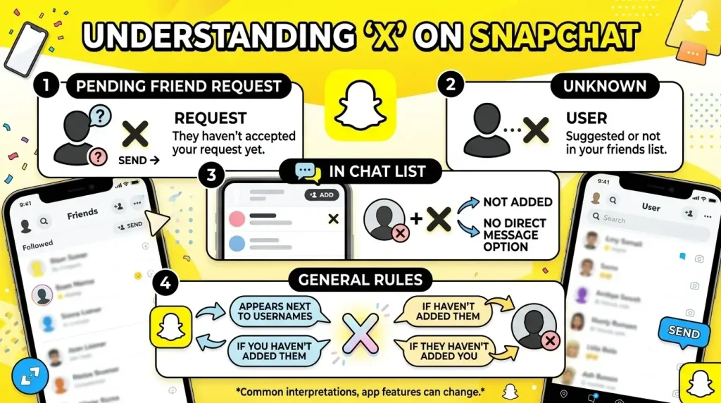 X_meaning_on_Snapchat image