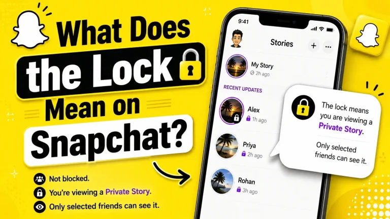 What Does the Lock Mean on Snapchat feature image
